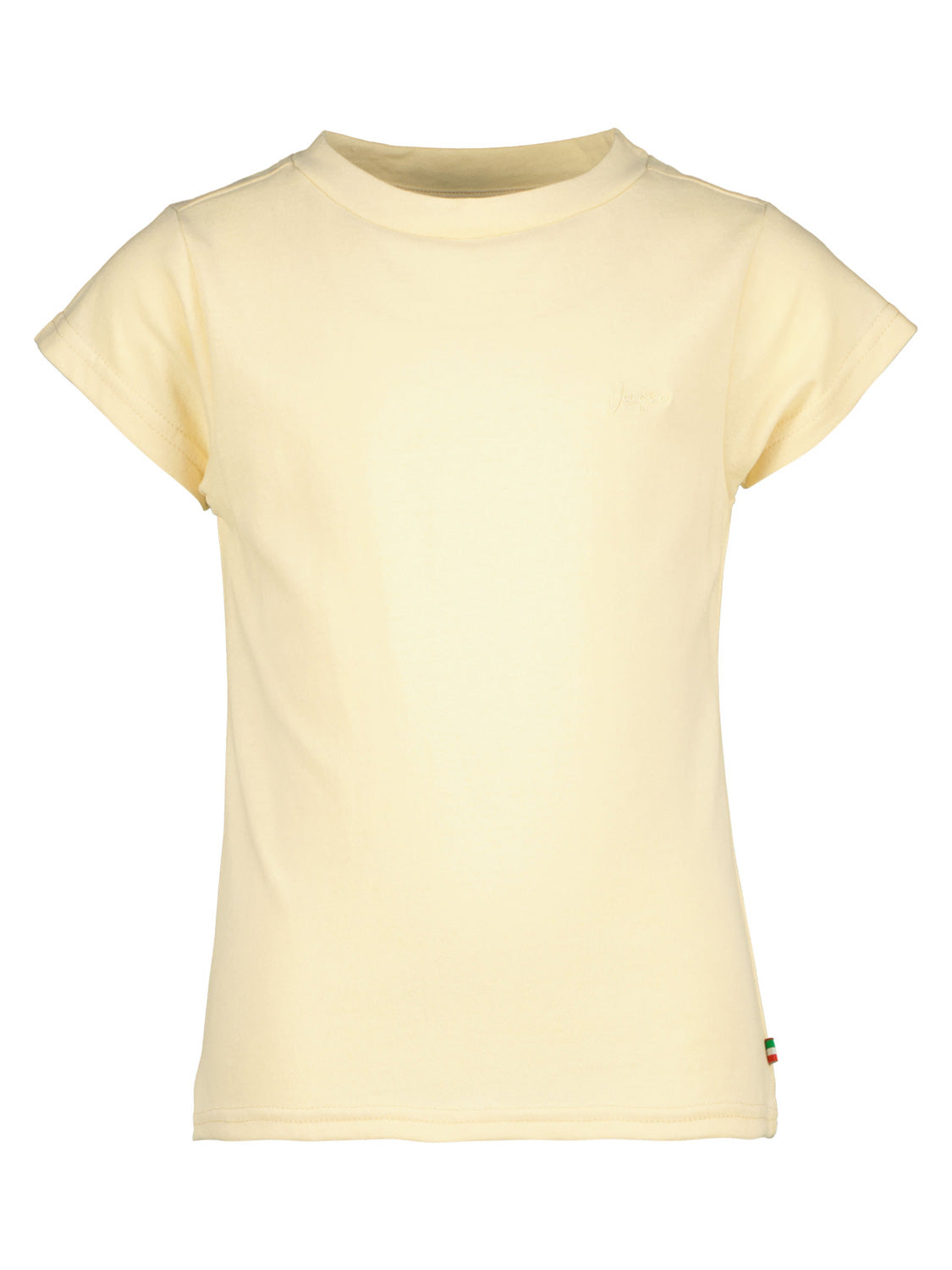 T-Shirt G-BASIC in Weißrauch, schlichter Kurzarm mit Rundhalsausschnitt. Perfekt für Kinder und Jugendliche, passend zur vielseitigen Auswahl von bellybutton.