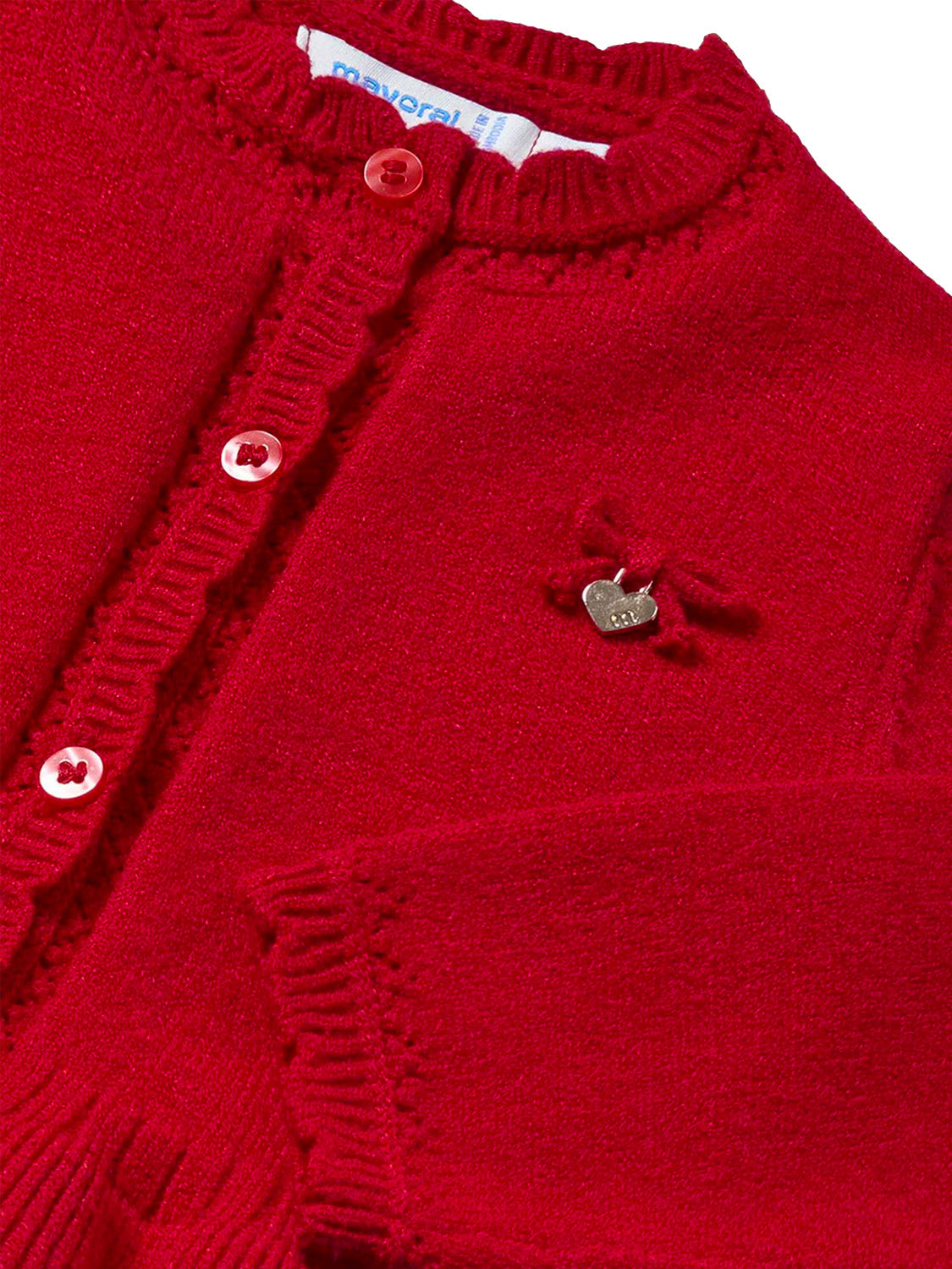 Strickjacke Rot