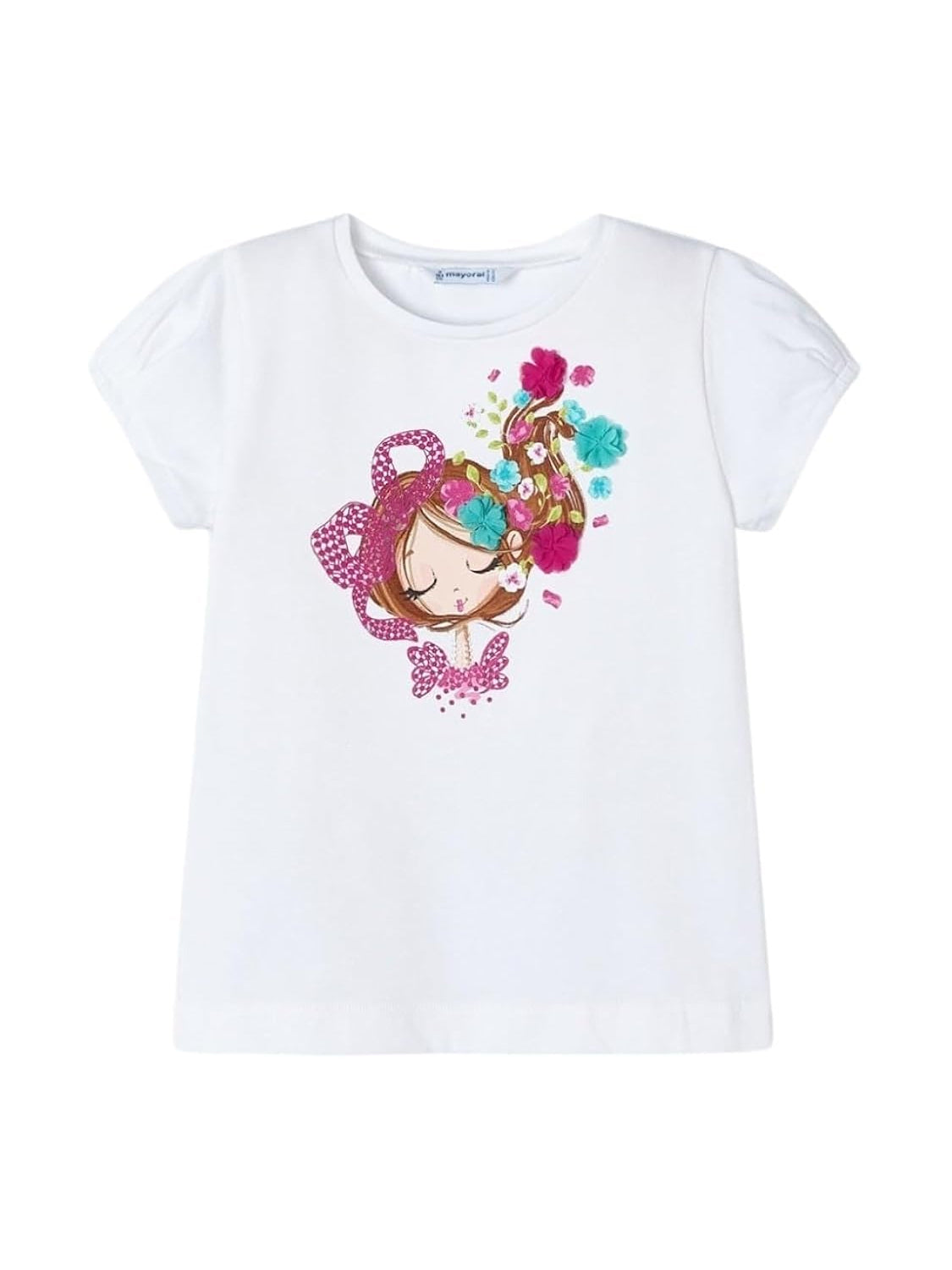 T-Shirt GIRL SOFIA in white white