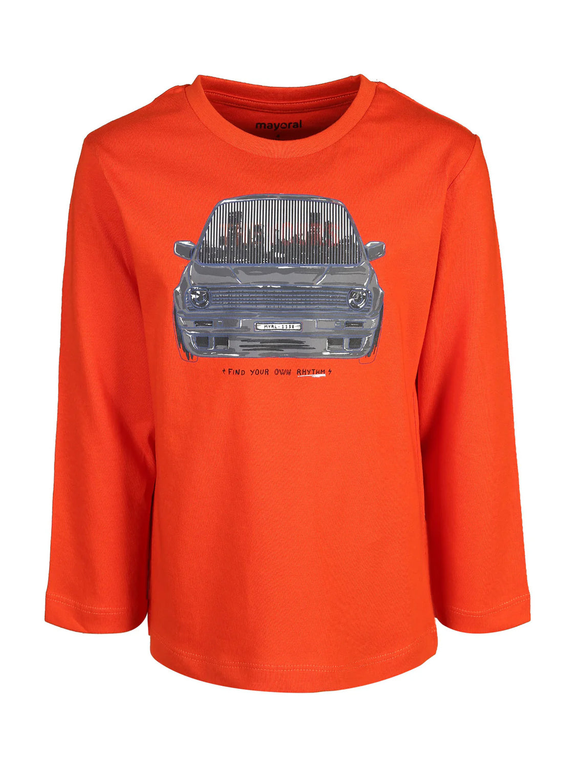 Long-sleeved shirt THE CITY in orange-red orange-red
