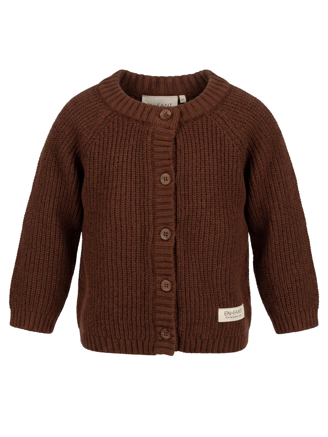 Strickjacke Braun