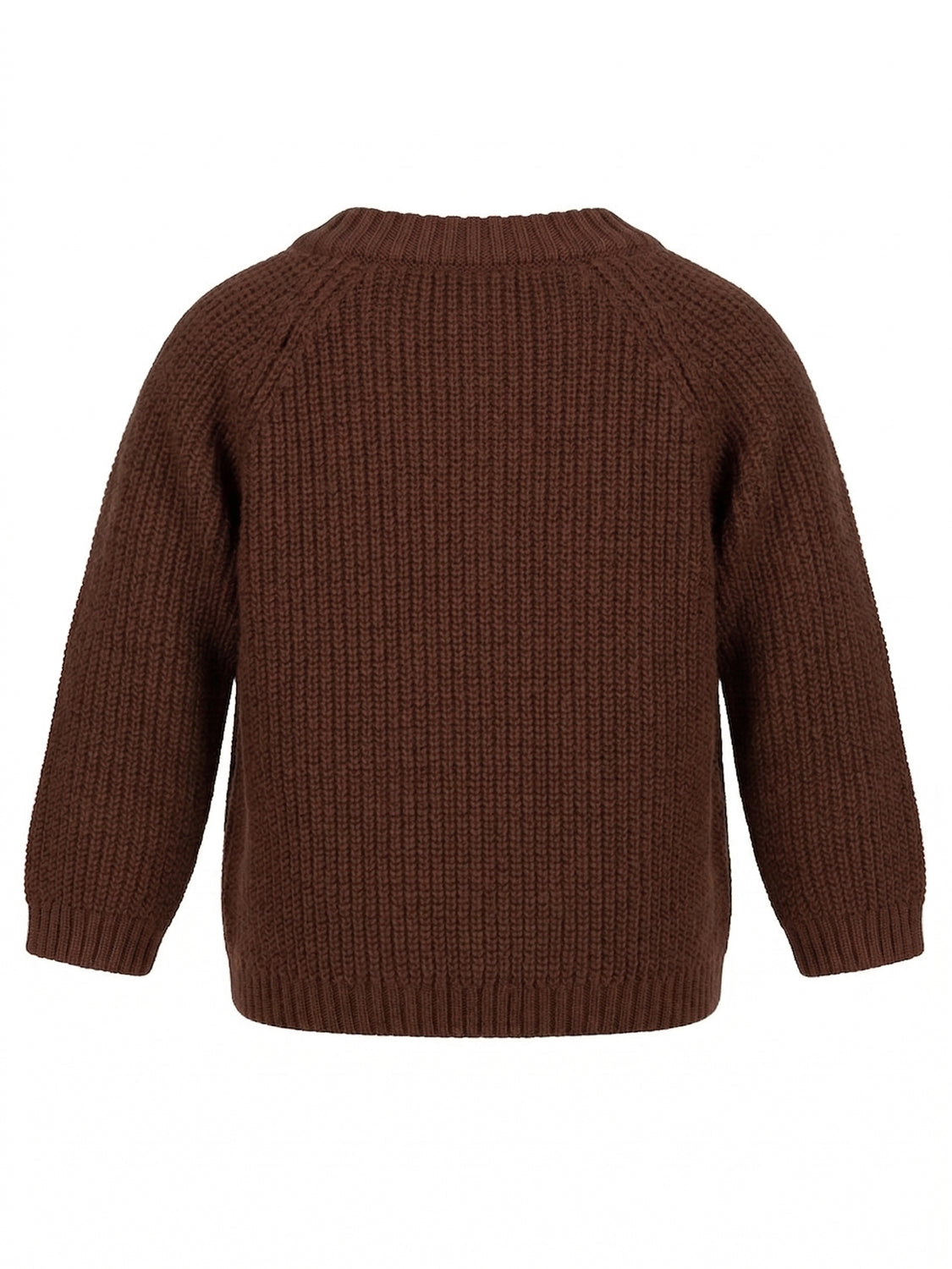 Strickjacke Braun