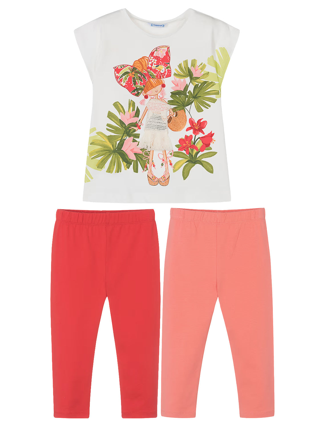 T-shirt MADAGASCAR with 2 leggings in colorful