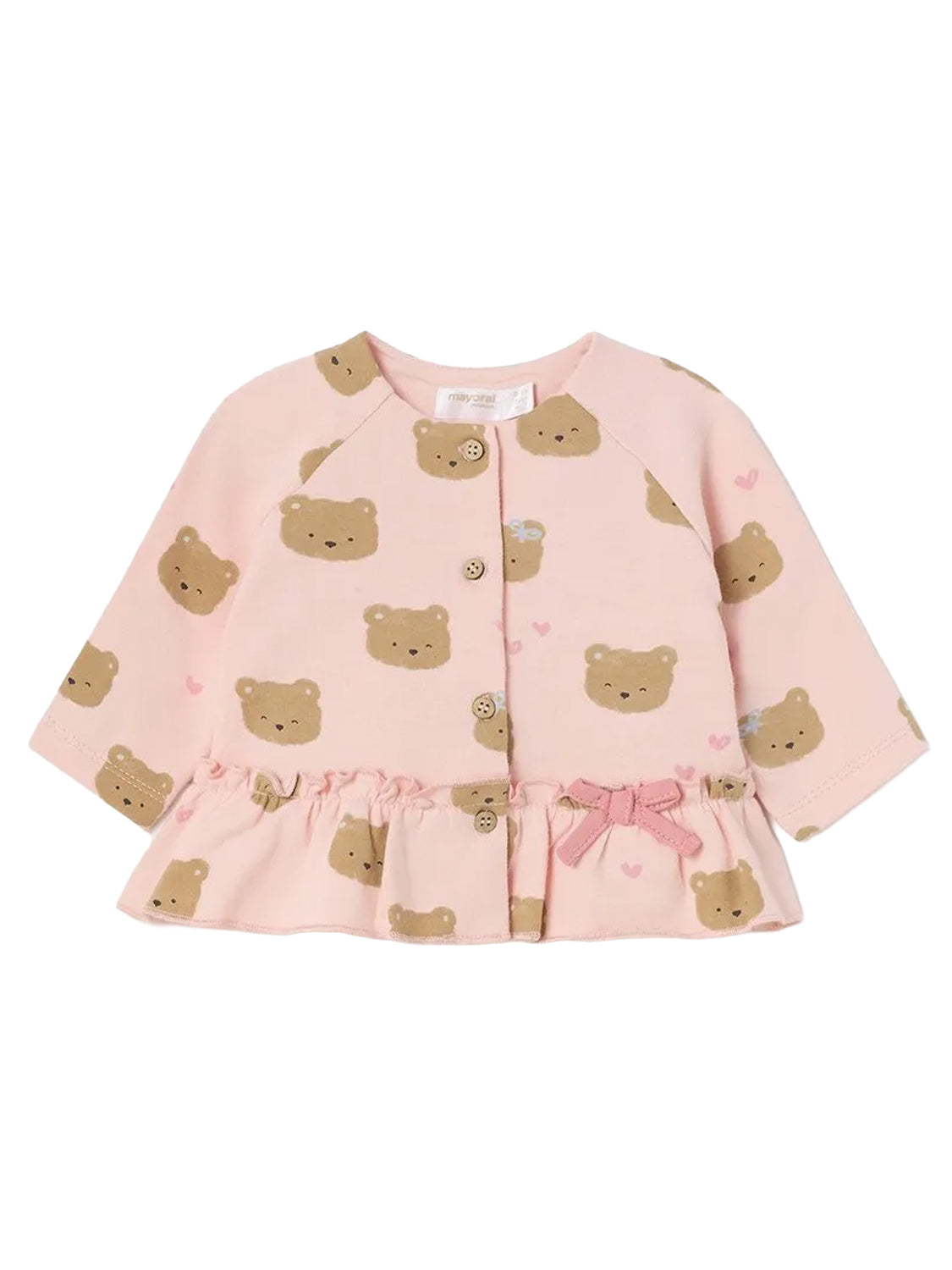 cardigan SPORTY 3-piece in baby pink baby pink