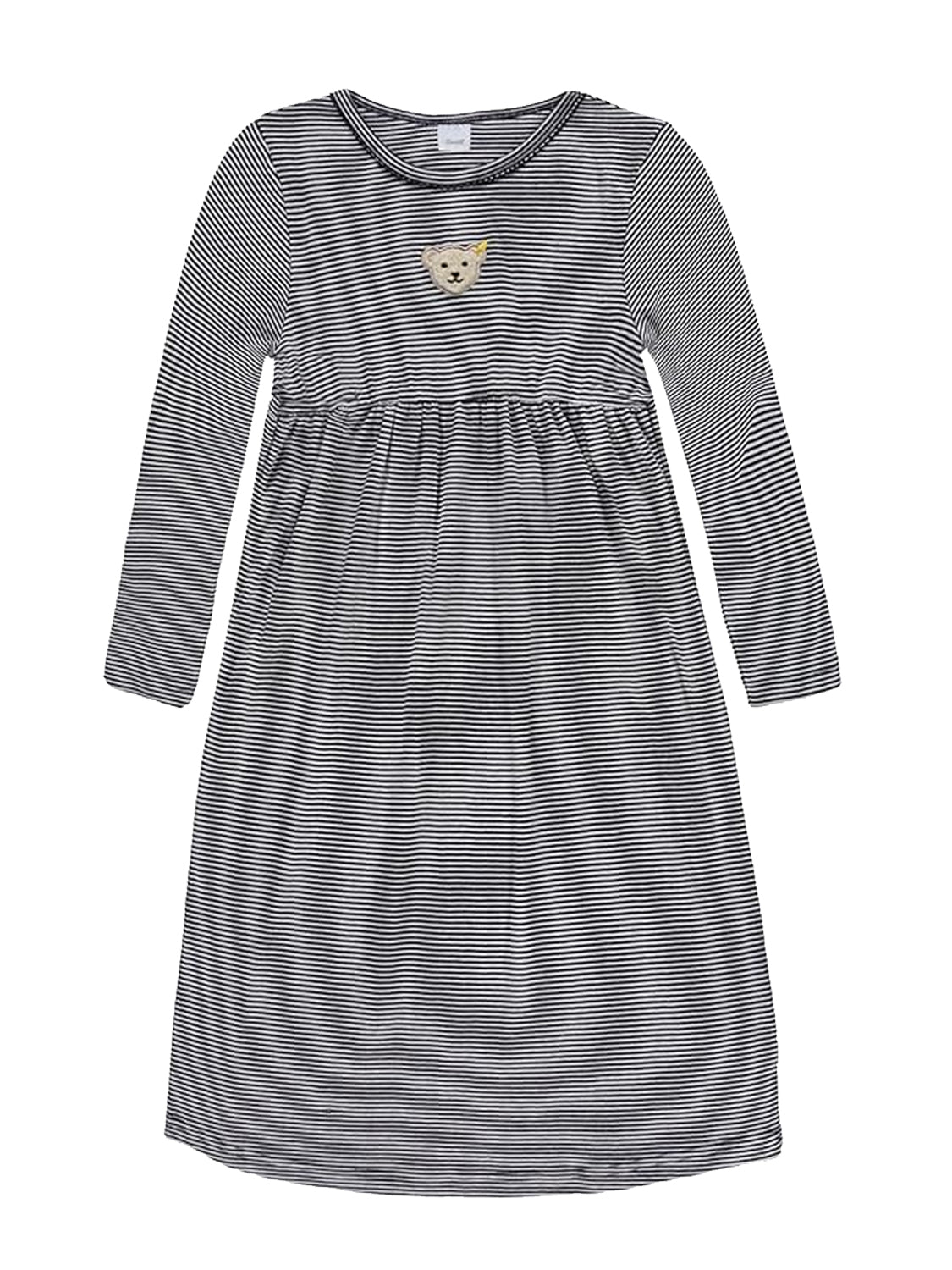 Nightdress BASIC striped in dark blue dark blue