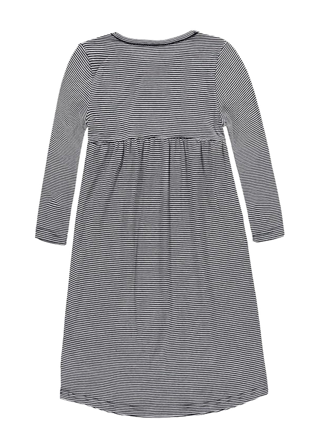Nightdress BASIC striped in dark blue dark blue