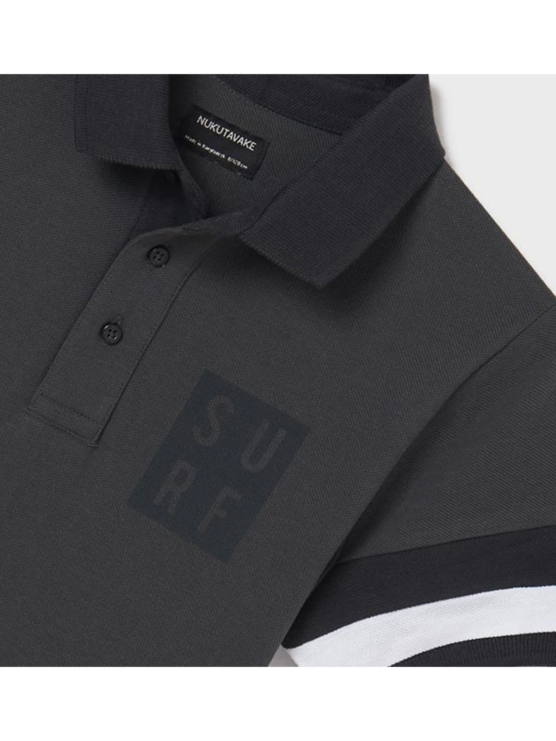 Polo shirt CLASSIC short sleeve in caviar caviar