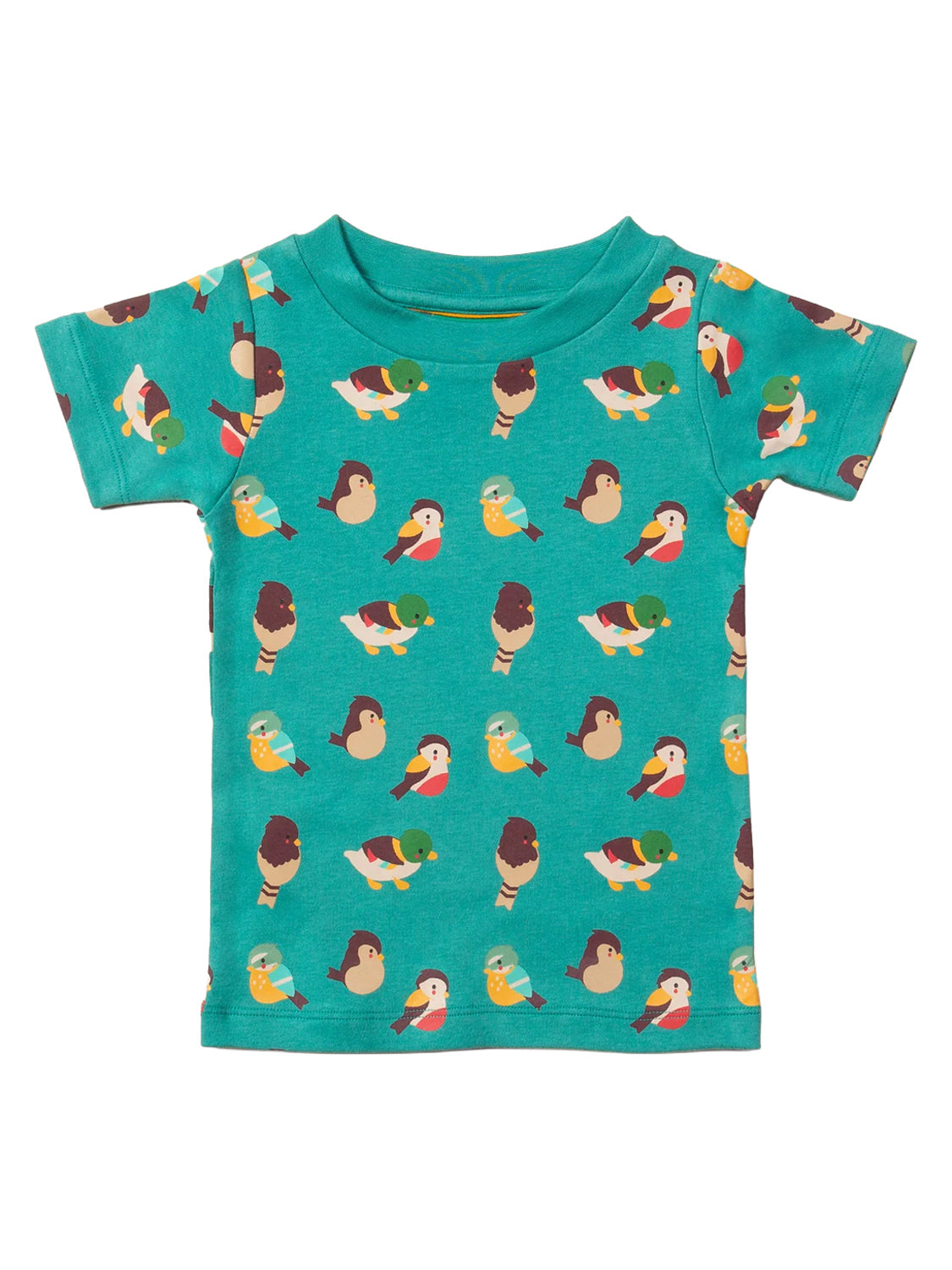 T-Shirt GARDEN BIRDS blue