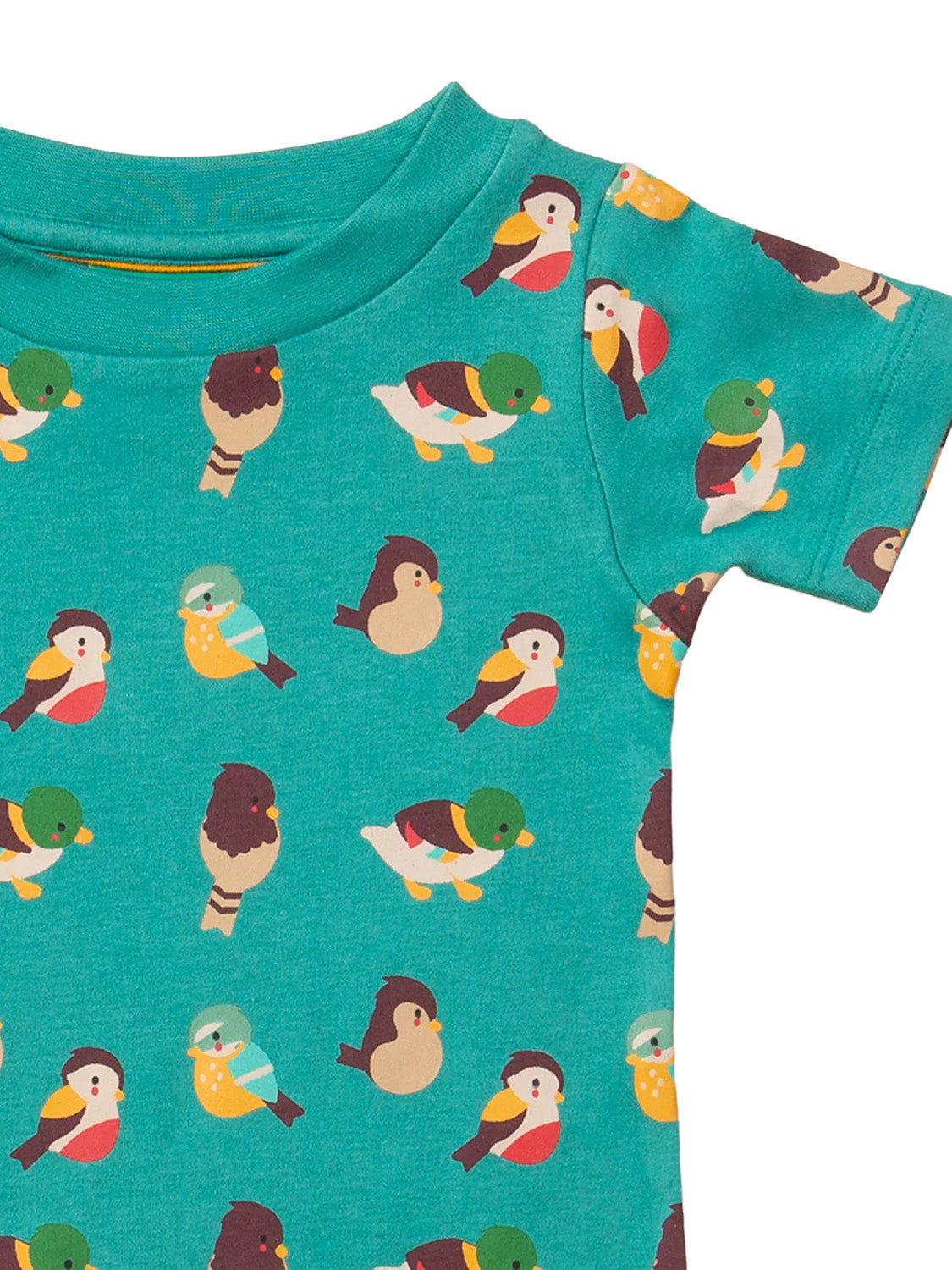 T-Shirt GARDEN BIRDS blue