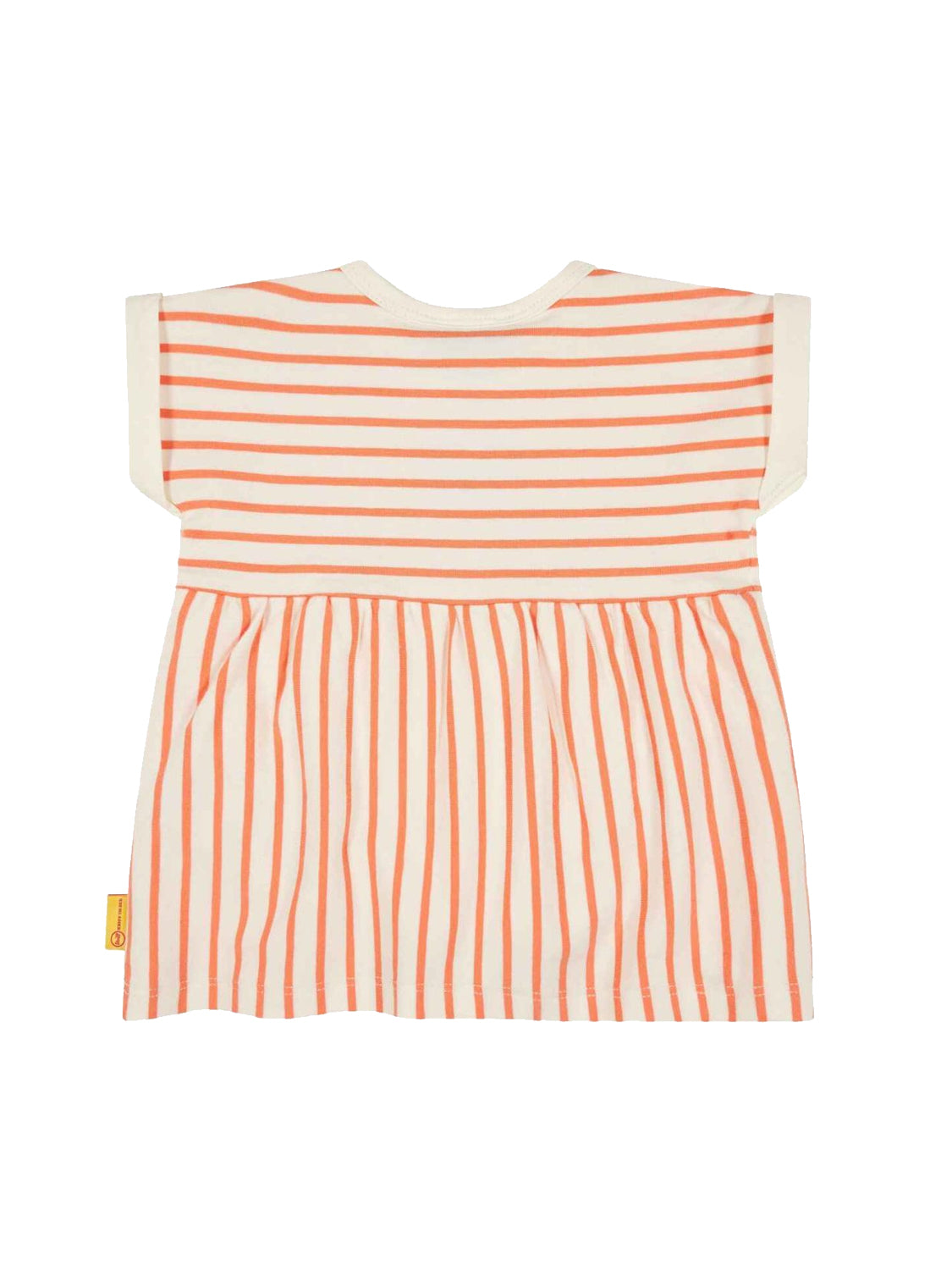 Short-sleeved bodysuit BLOSSOM in melon melon