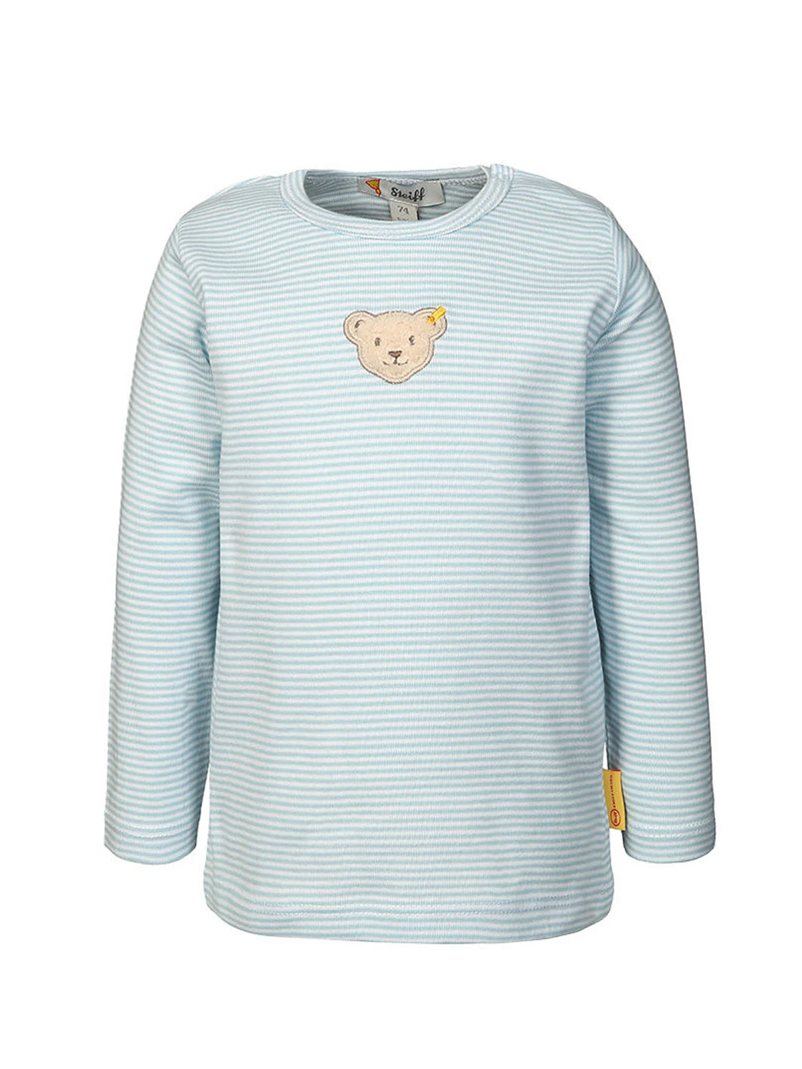 Long-sleeved shirt BASIC striped in light blue/white light blue/white