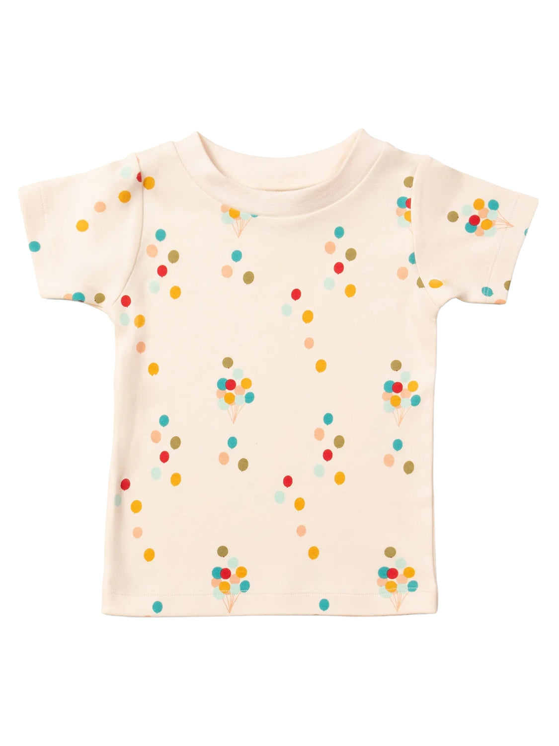 T-Shirt RAINBOW BALLOONS white