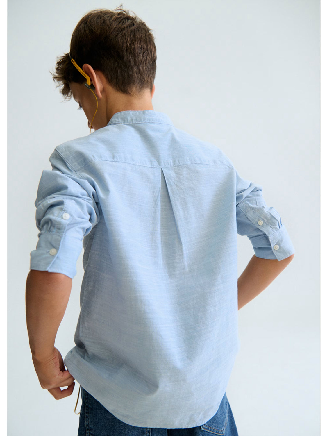 Long-sleeved shirt ALBA in light blue light blue