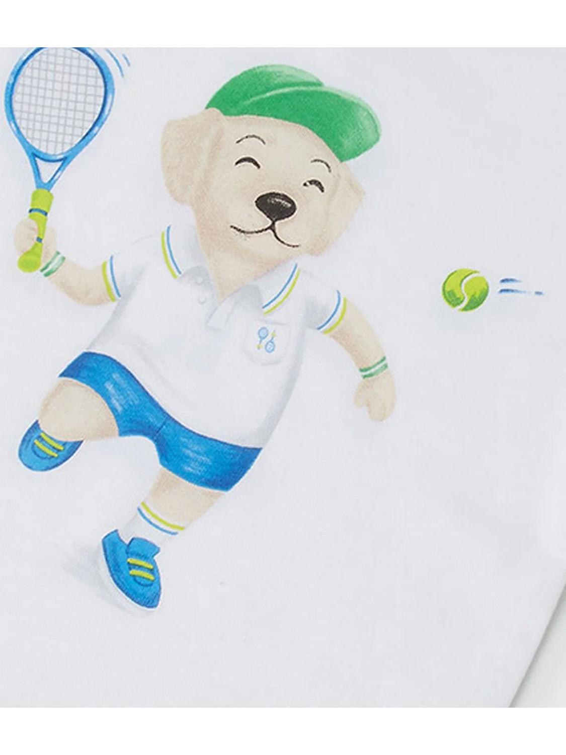T-Shirt TENNISMATCH in white white
