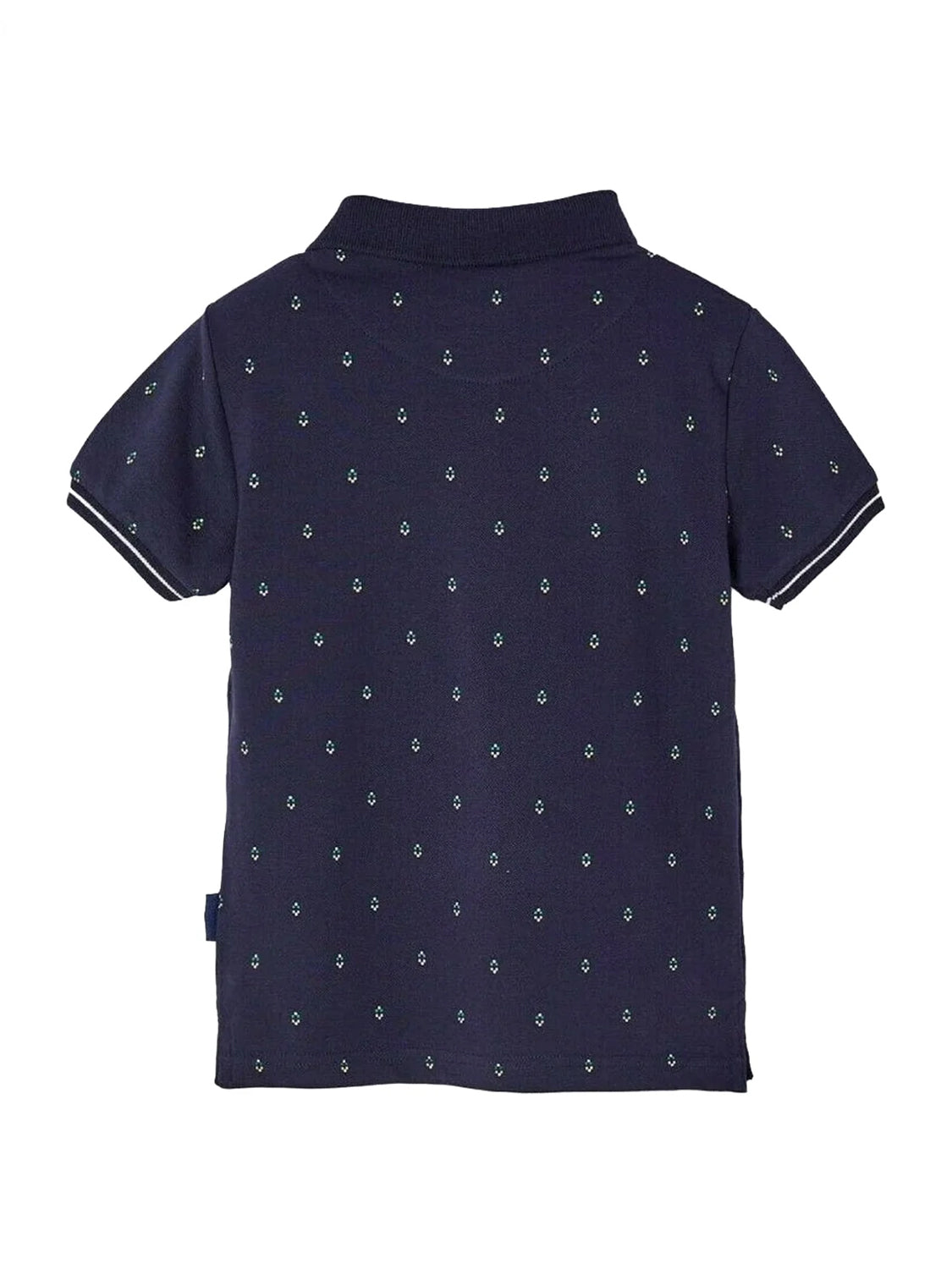 Polo shirt short PATTERN in dark blue dark blue