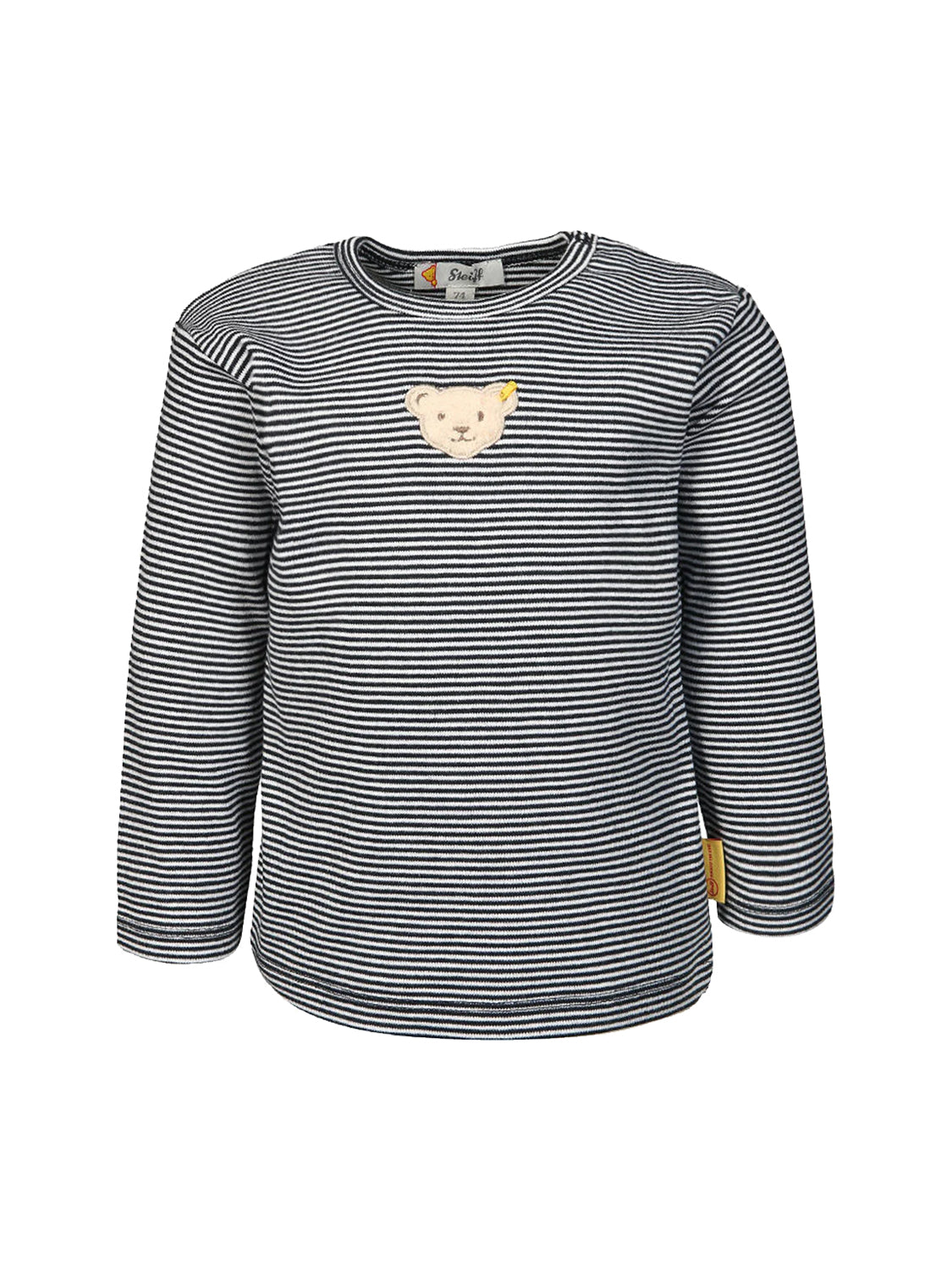 Long-sleeved shirt BASIC striped in navy/white navy/white