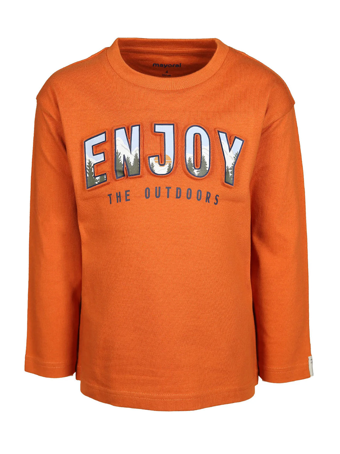 Long sleeve shirt ENJOY in saffron yellow saffron yellow