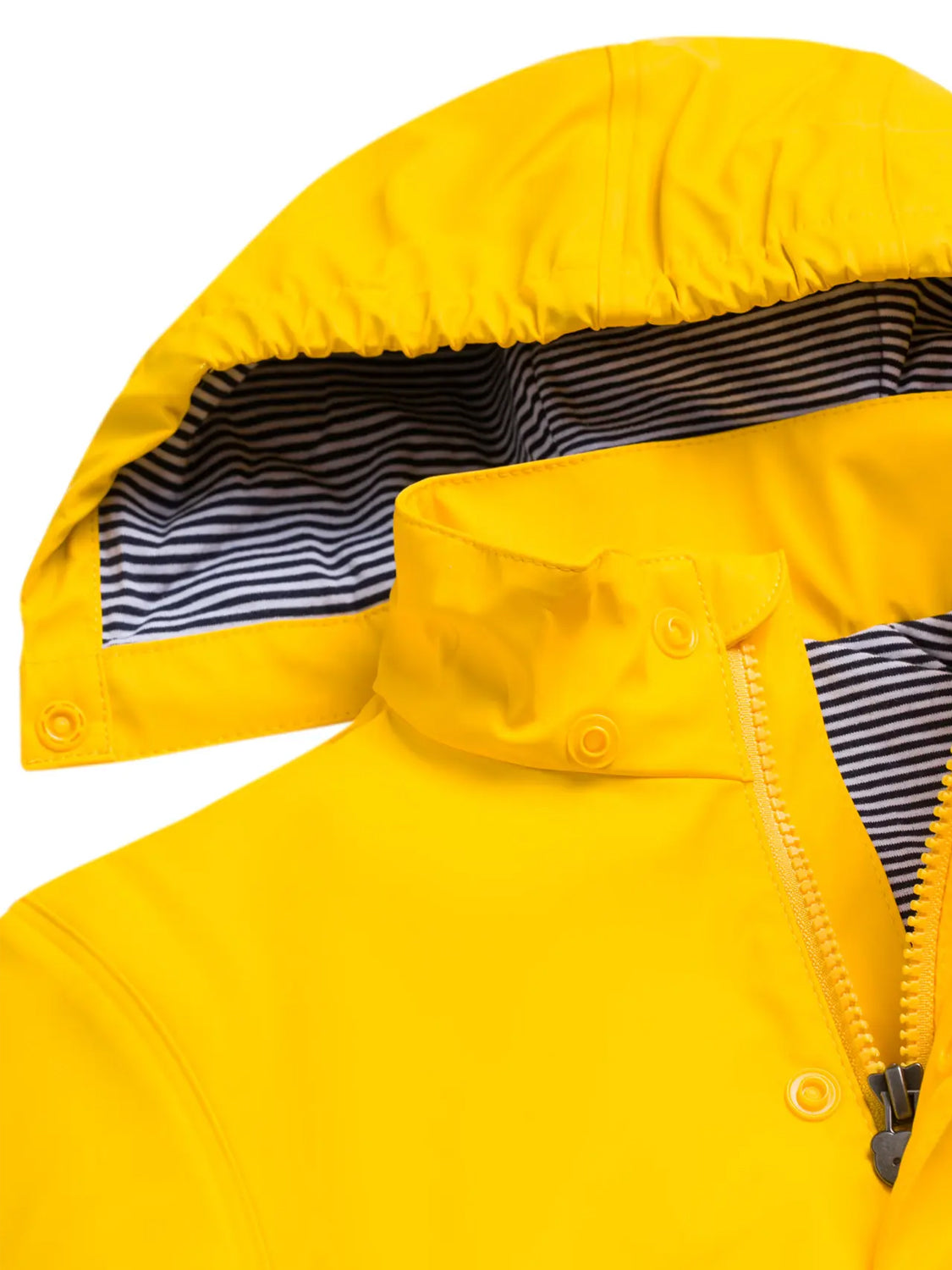 Raincoat VISIBLE with detachable hood in yellow yellow