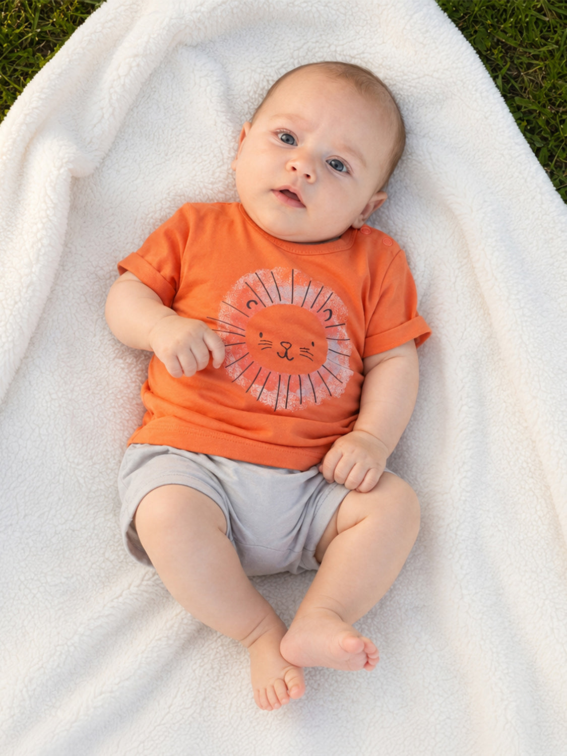 Zweiteiler Orange
