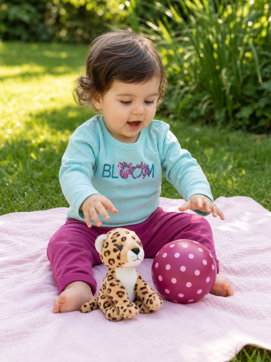 Langarmshirt mit Schriftprint,mehrfarbig