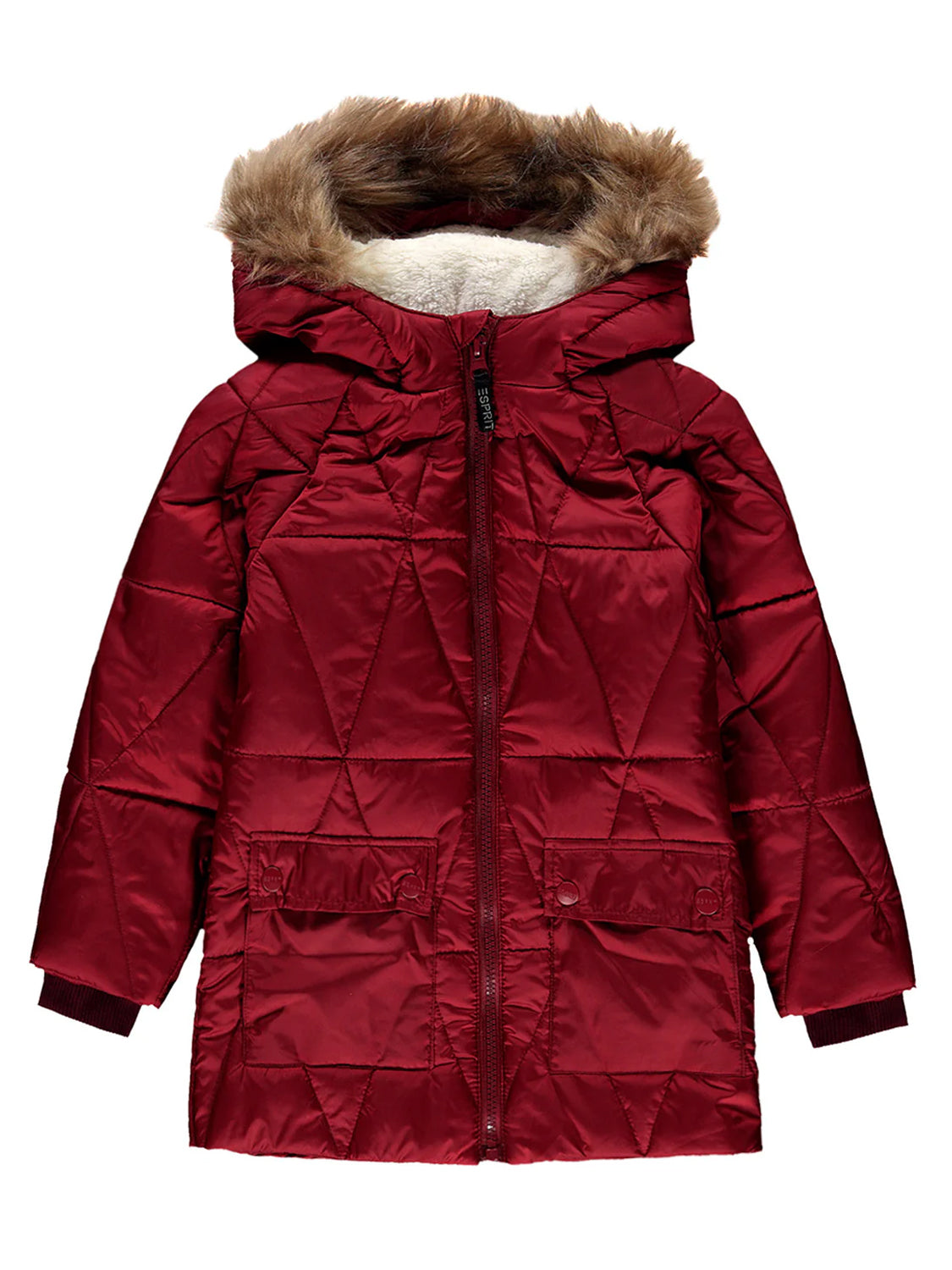 Winterjacke Rot