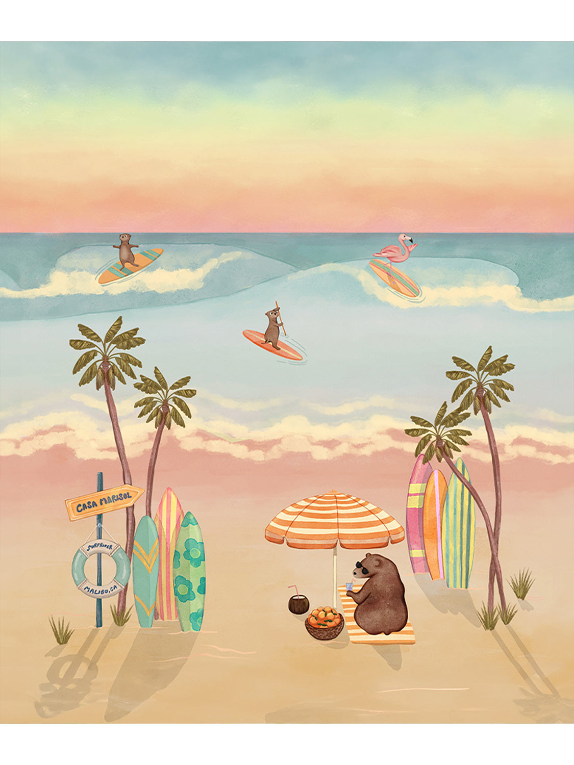 Baby Bodysuit Beach