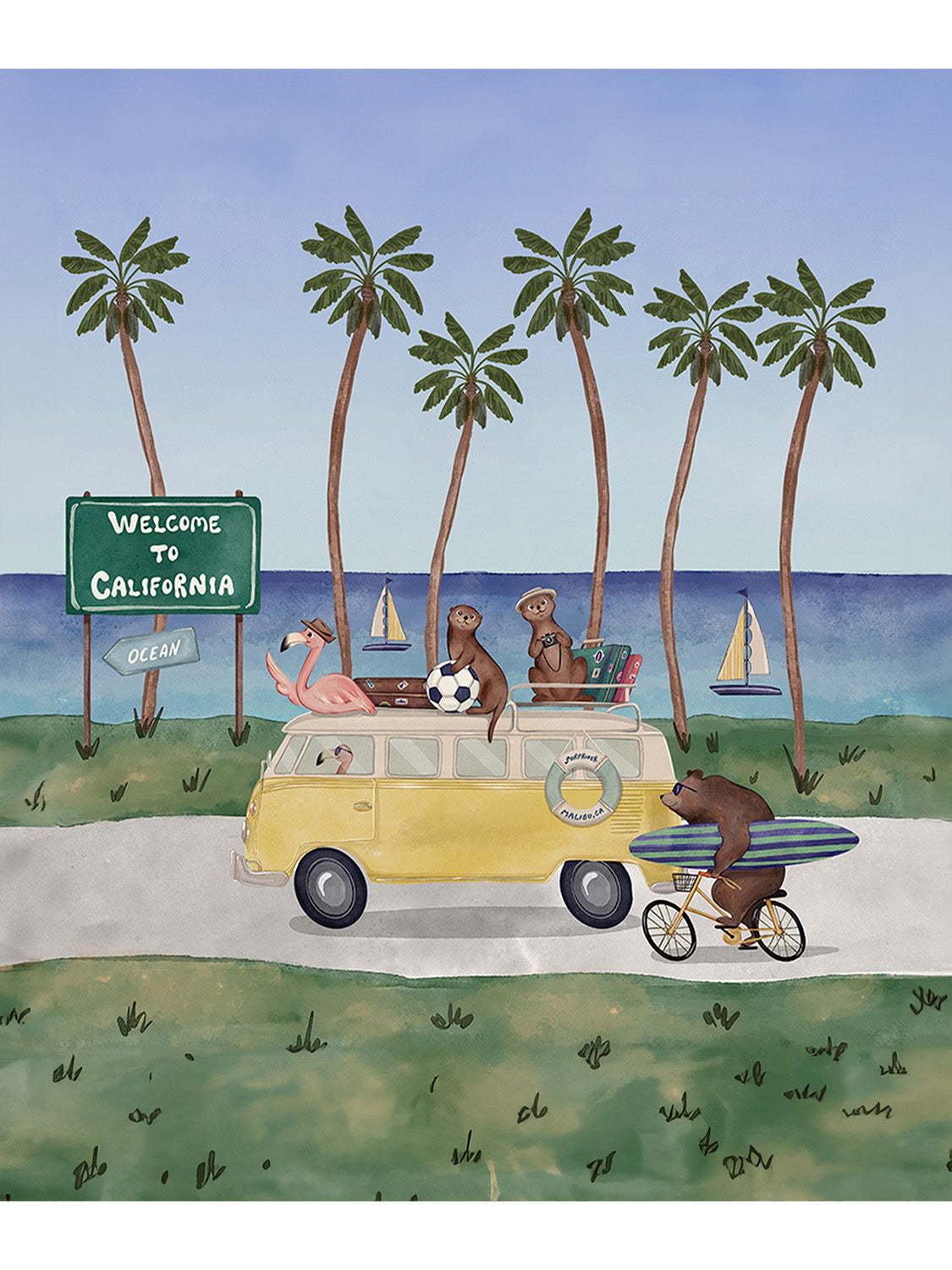 Baby Bodysuit Road Trip