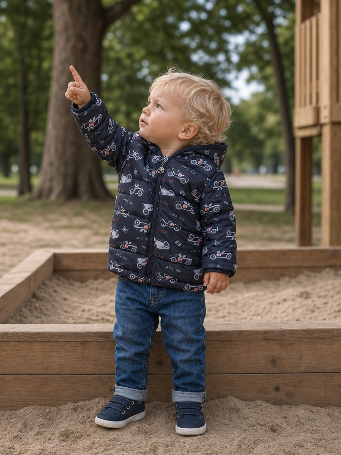 Leichte Jacke Marineblau