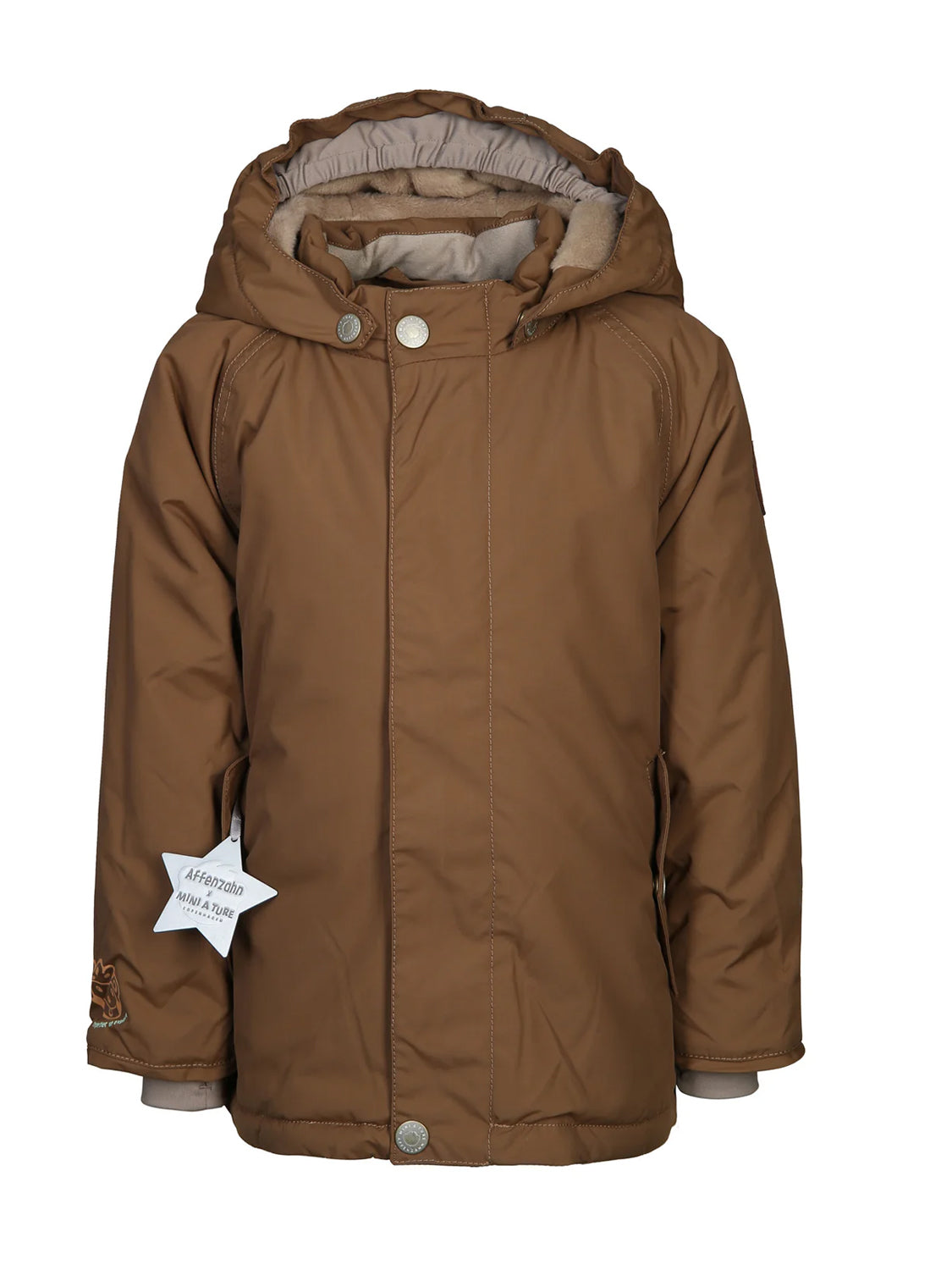 Winterjacke MINI A TURE x Affenzahn - Aria Braun