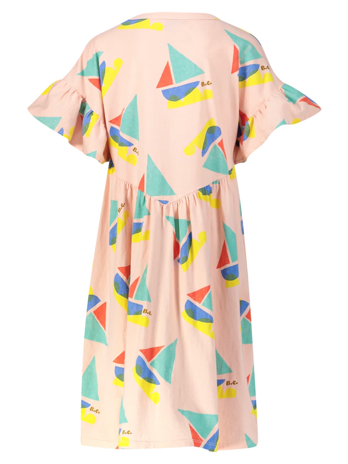 Bobo Choses Kids dress Sail Boat Apricot in Apricot 6700478472-4.jpg | NICKIS.com