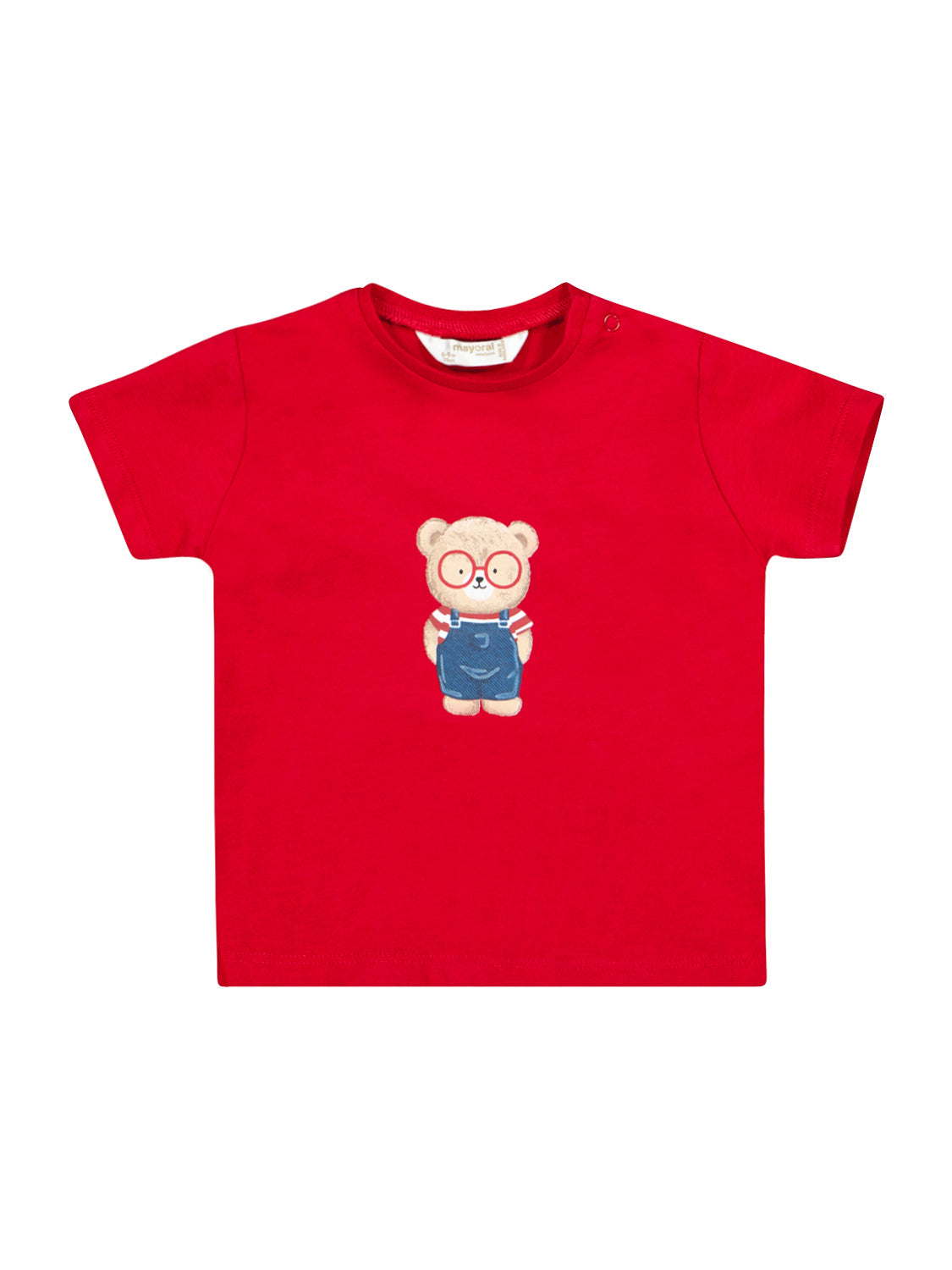 Mayoral Kids t-shirt Red in Red 6703728874-4.jpg | NICKIS.com