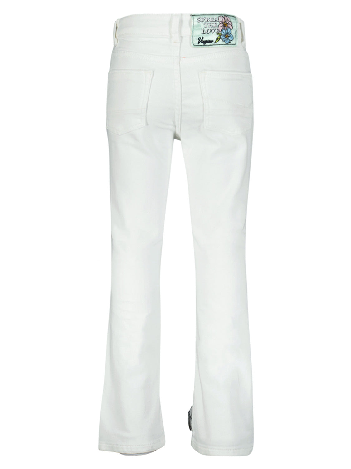Vingino Kids jeans Britte White in White 6901601755-6.jpg | NICKIS.com