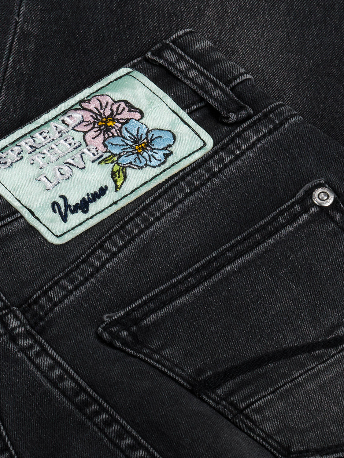 Vingino Kids jeans Cato Anthracite Grey in Anthracite Grey 6901943955-7.jpg | NICKIS.com