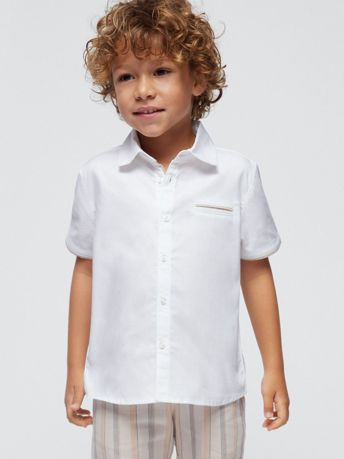 Mayoral Kids shirt White in White 6902295123-2.jpg | NICKIS.com