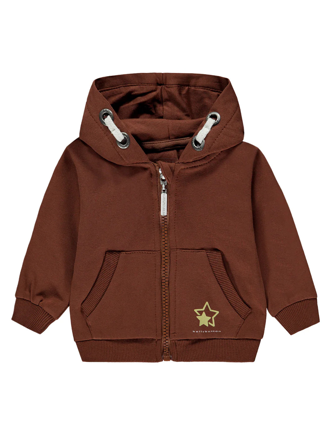 Sweatjacke Braun