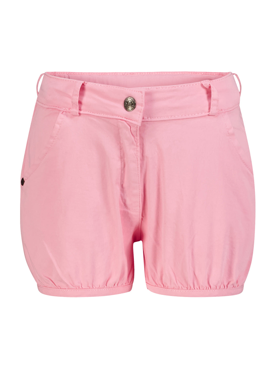 Shorts Rosa: Lässige Shorts mit Knopf-Reißverschluss, Gürtelschlaufen, schrägen Seitentaschen und elastischen Beinabschlüssen. Perfekt für einen entspannten Look bei bellybutton.