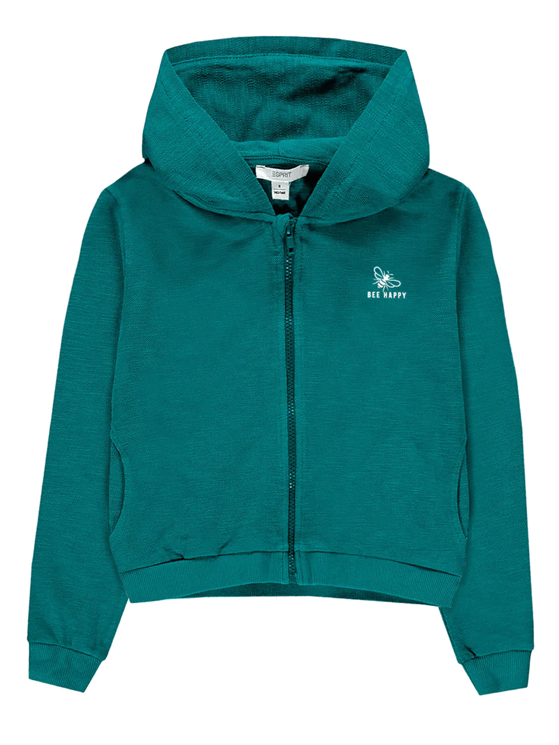 Green sweatshirt jacket