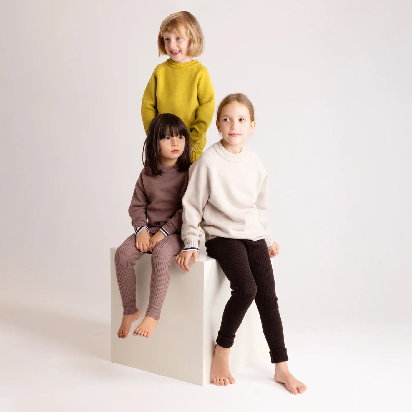 THE WOOLLY LEGGINGS - rose