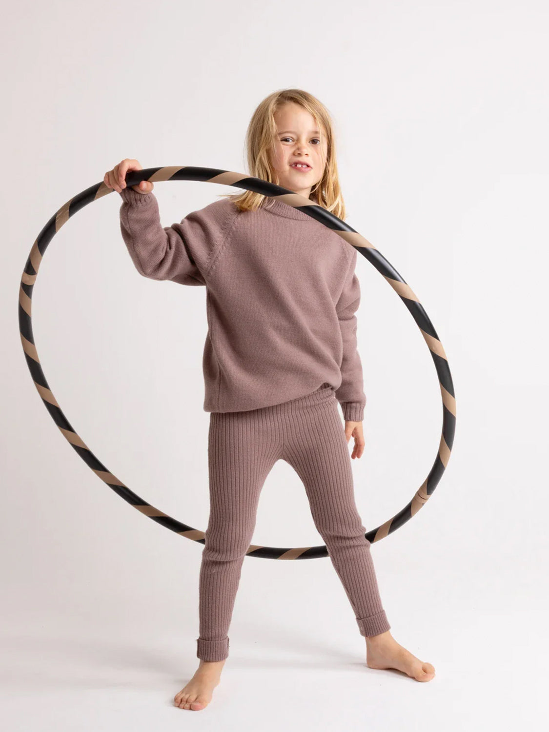 THE WOOLLY LEGGINGS - mauve
