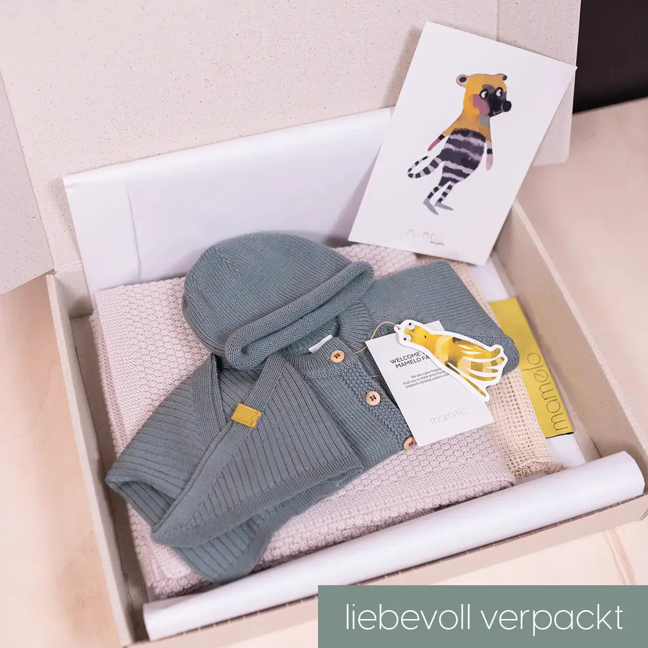 THE WOOLLY CARDIGAN - blue