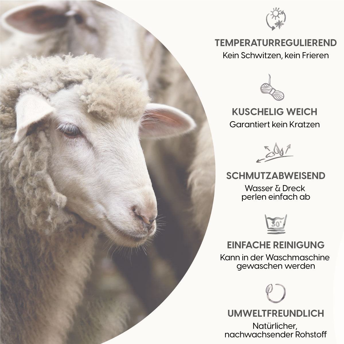 THE WOOLLY BABY JACKET - pure