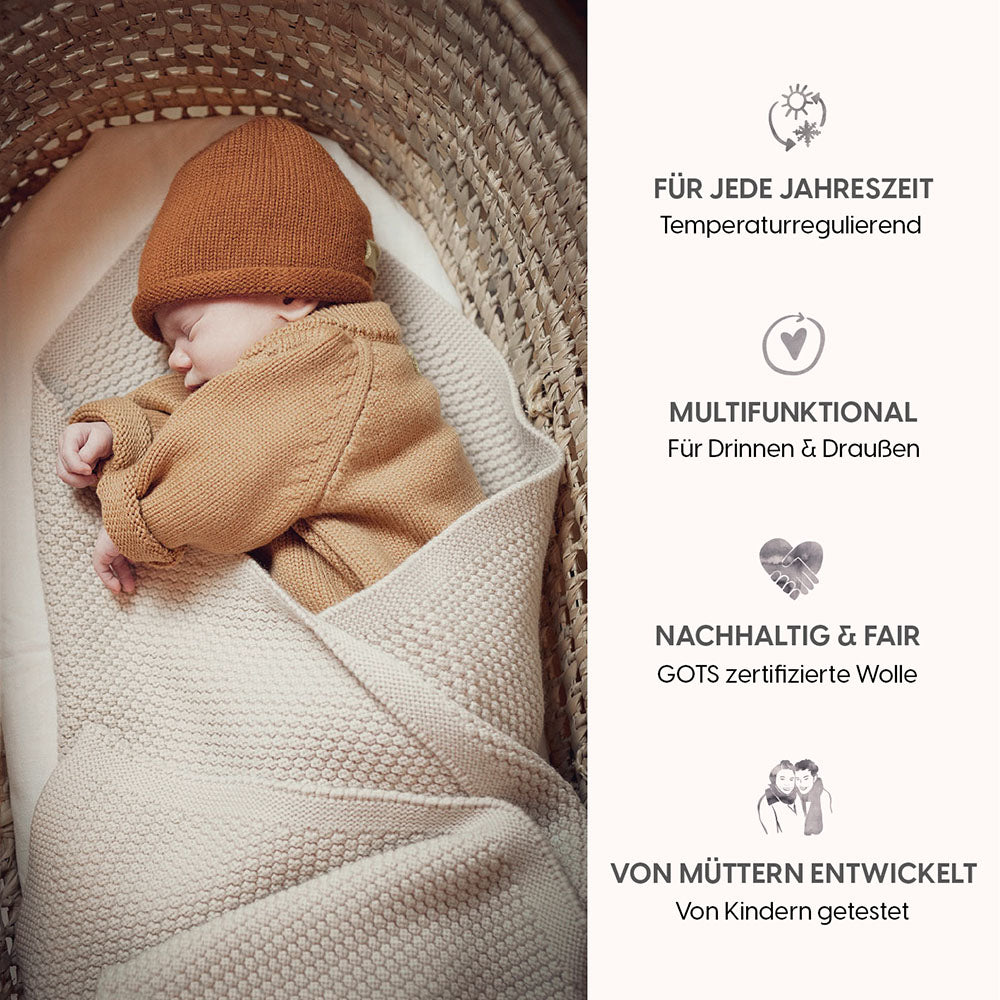 THE WOOLLY BLANKET - sand