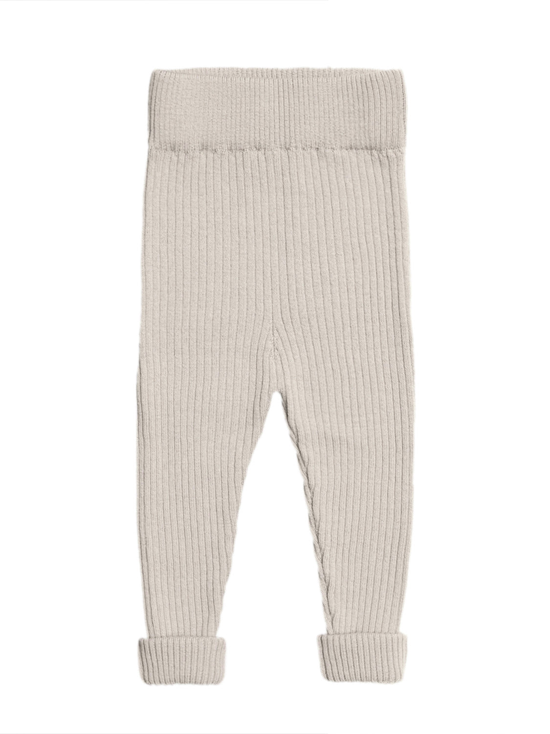 THE WOOLLY BABY LEGGINGS - sand