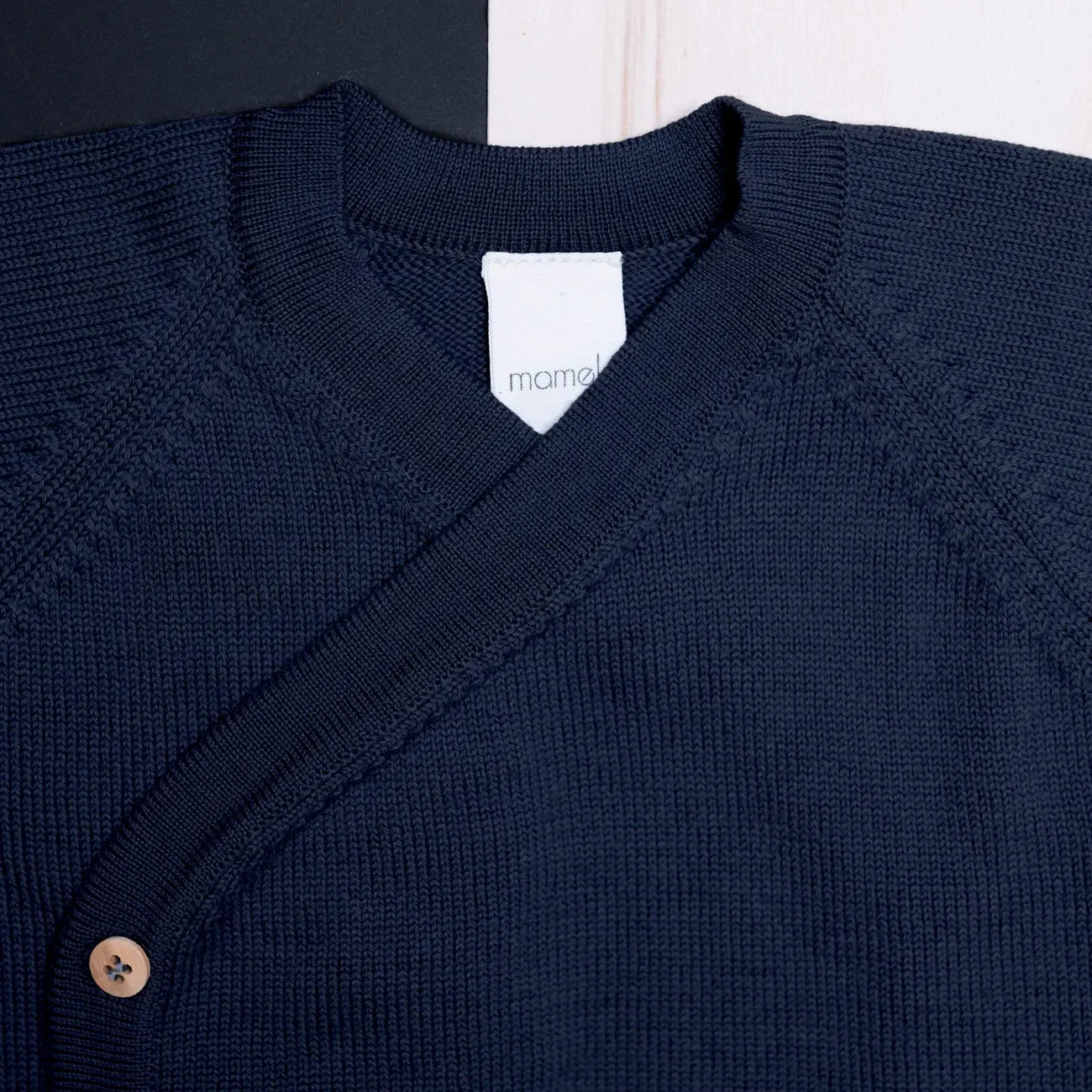 THE WOOLLY BABY JACKET - midnight blue