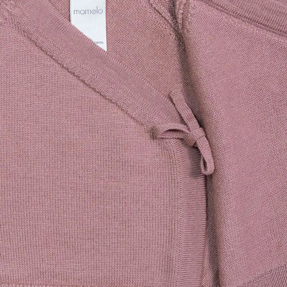 THE WOOLLY BABY JACKET - rose