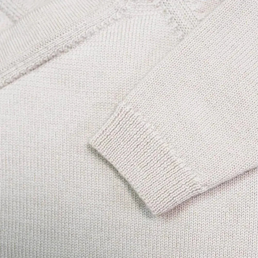THE WOOLLY BABY JACKET - sand