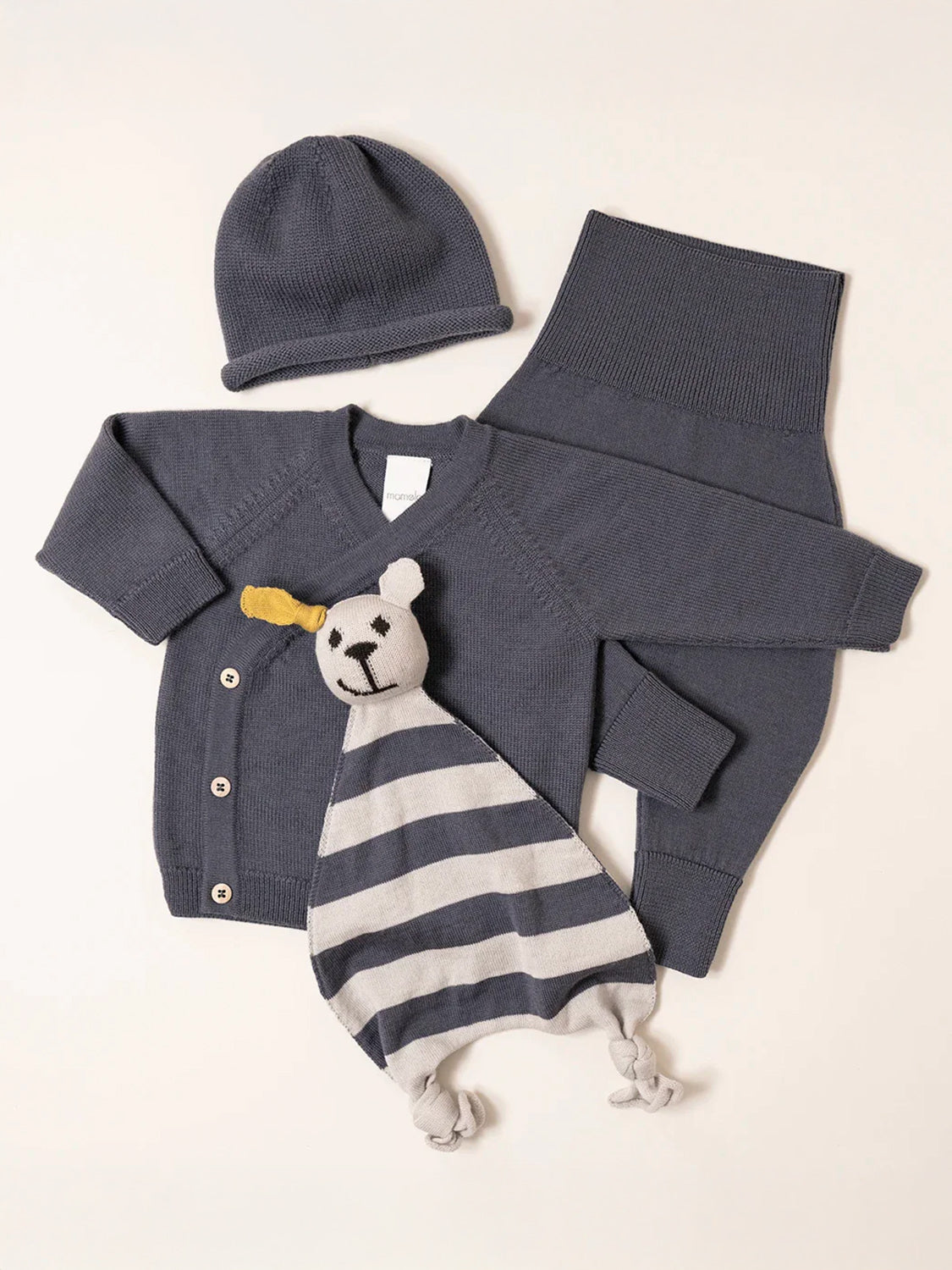 THE WOOLLY BABY PANTS - grey