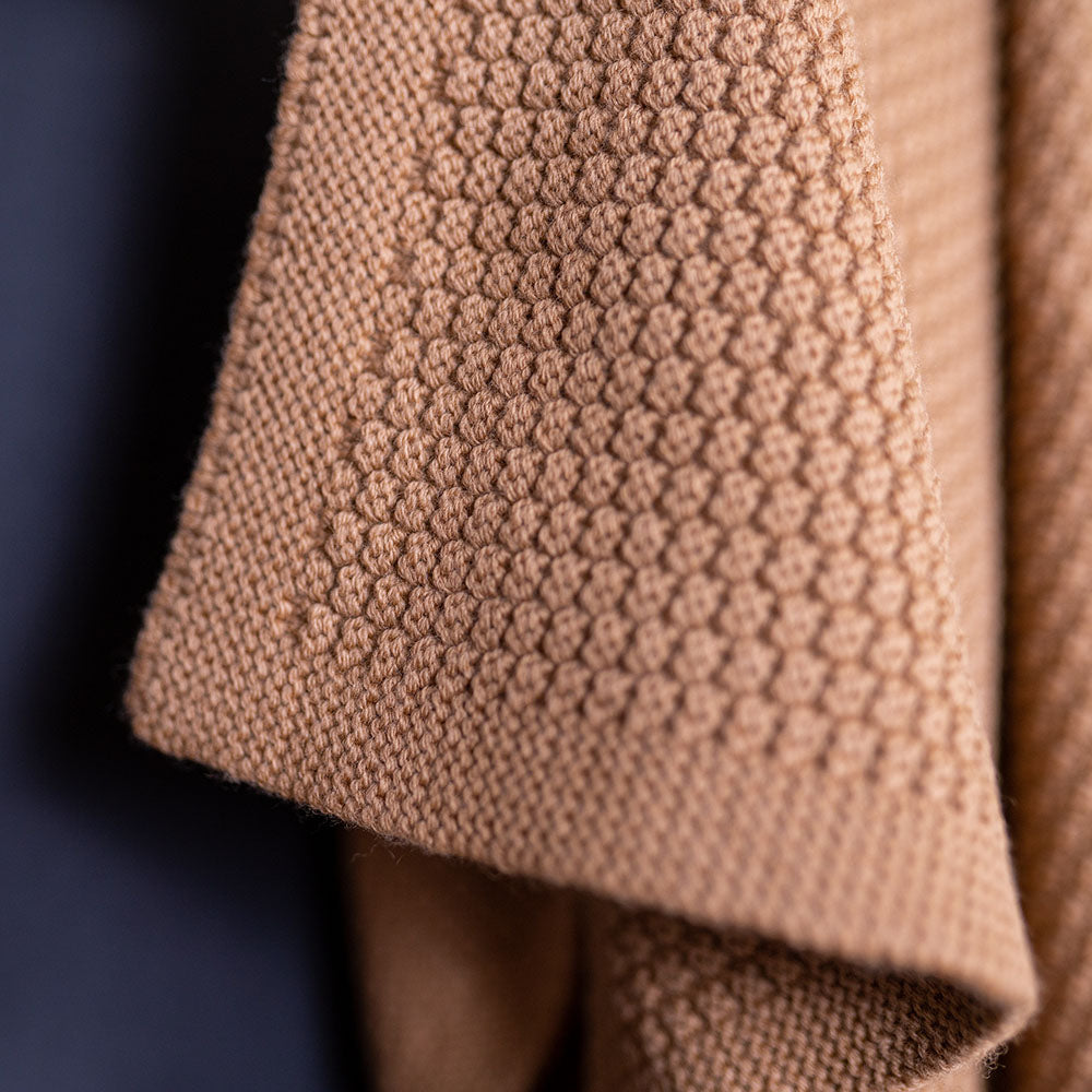 THE WOOLLY BLANKET - camel