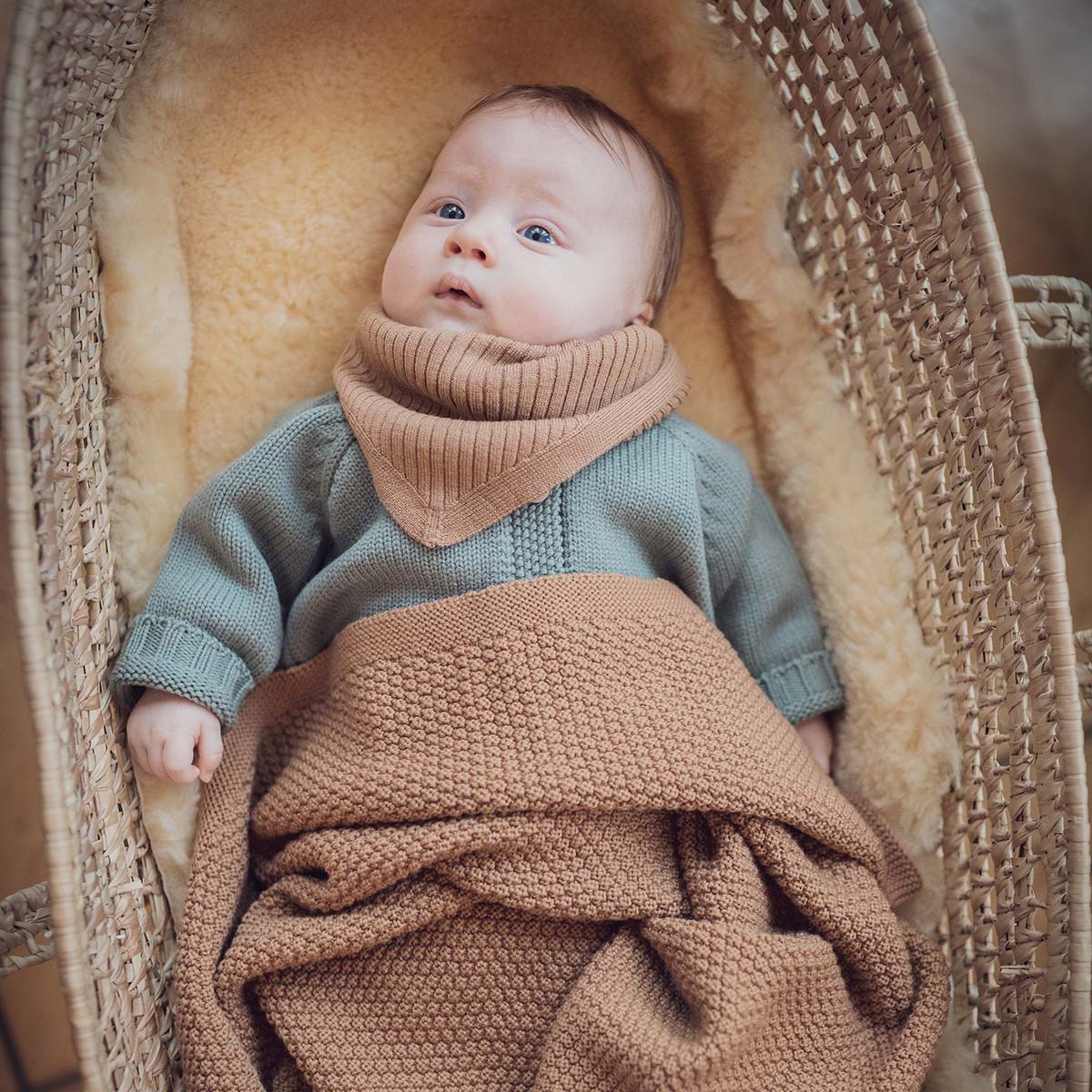 THE WOOLLY BLANKET - camel