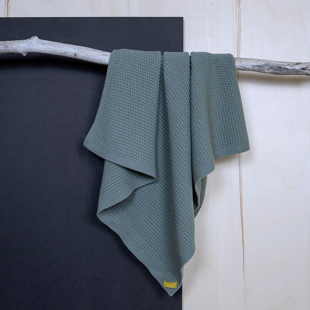 THE WOOLLY BLANKET - sage